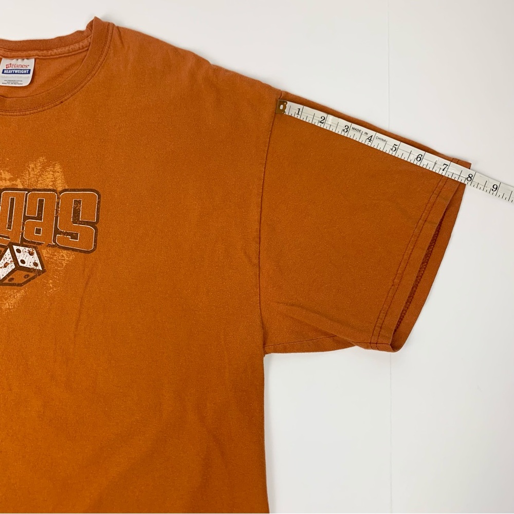 Vintage Circus Circus Las Vegas T-Shirt Casino Dice Orange Y2k Tee Size XL - Picture 6 of 8